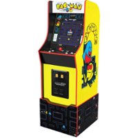 Arcade1Up 12-in-1 Full Size 4-Foot Pac-Man Bandai Namco Legacy Deluxe Edition Arcade Machine with Riser and Lit Marquee