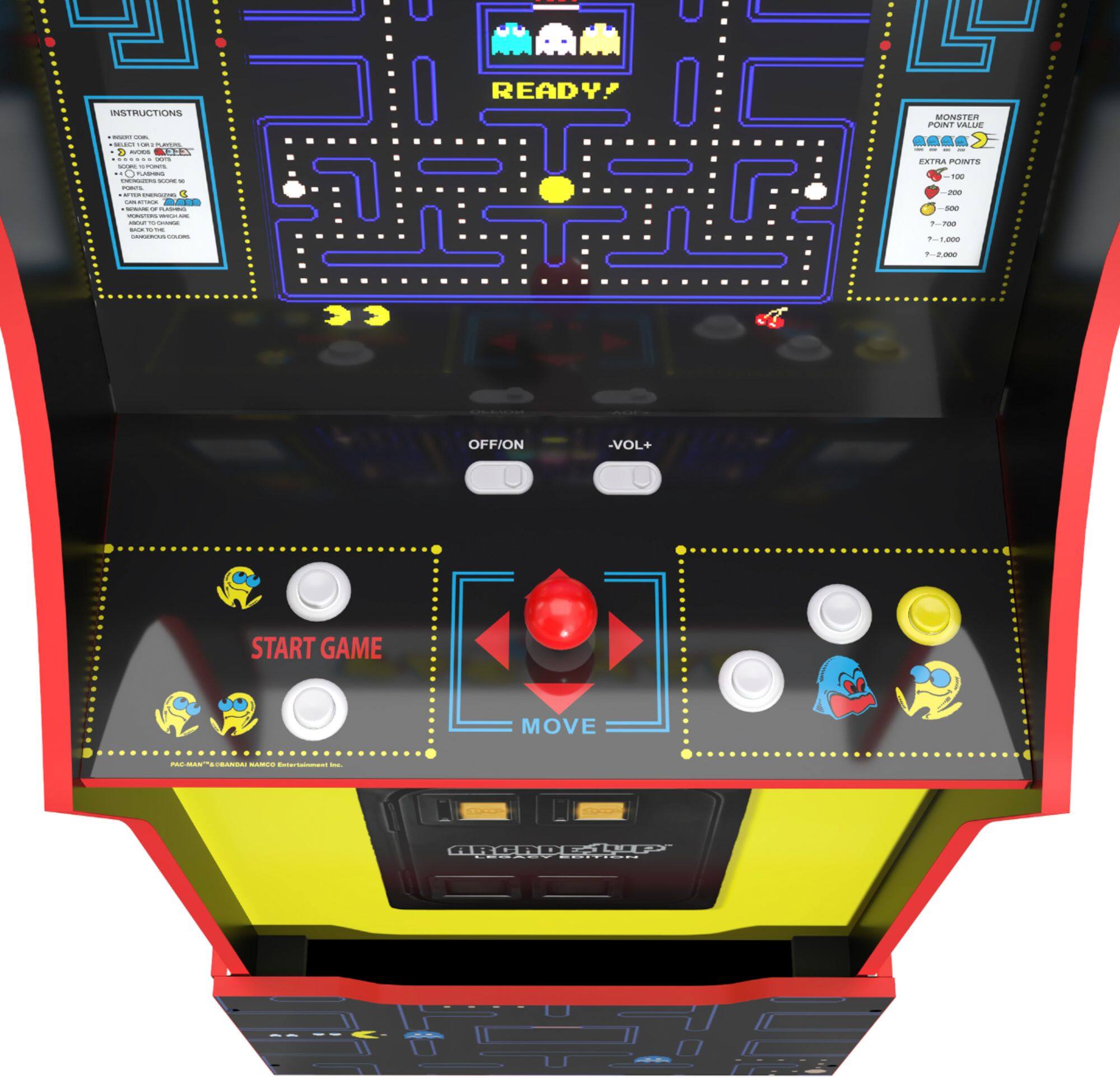 Alt View 15. Arcade1Up - Pac-Man Legacy 12-in-1 Arcade.