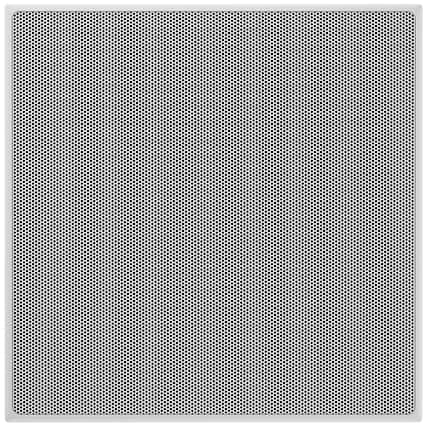 Front. Bowers & Wilkins - GR66SQ Square Grills Pair - White.