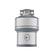 Front. InSinkerator - Evolution Excel Lift and Latch Quiet Series 1HP Continuous Feed Garbage Disposal Cordless - Silver.