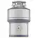 Alt View 11. InSinkerator - Evolution Excel Lift and Latch Quiet Series 1HP Continuous Feed Garbage Disposal Cordless - Silver.