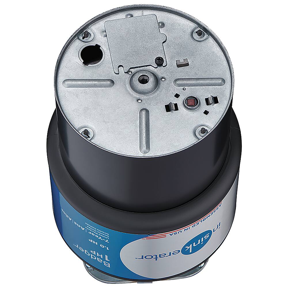 Alt View 12. InSinkerator - Badger 1HP Lift and Latch Continuous Feed Garbage Disposal Cordless.