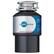 Alt View 17. InSinkerator - Badger 1HP Lift and Latch Continuous Feed Garbage Disposal Cordless.
