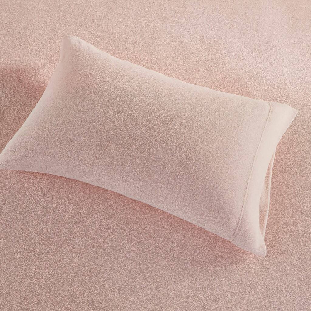 Alt View 2. Gracie Mills - Gracie Mills Lenora Microfleece Cozy Sheet Set - Blush.