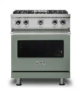 Viking - 5-Series Gas Sealed Burner Range - Eucalyptus
