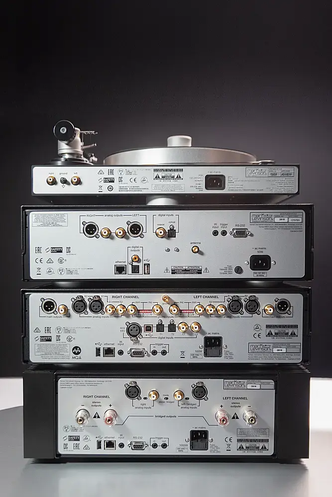 Alt View 14. Mark Levinson - No5302 550W 2-Ch. Class AB Dual-Monural Amplifier - Black.
