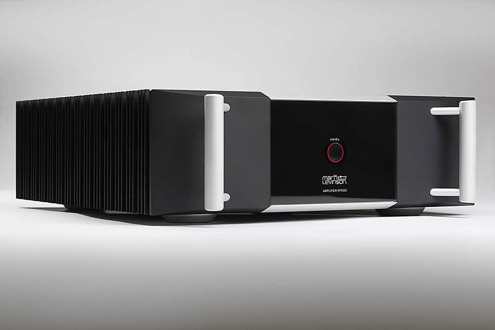 Left View: Mark Levinson - No5302 550W 2-Ch. Class AB Dual-Monural Amplifier - Black