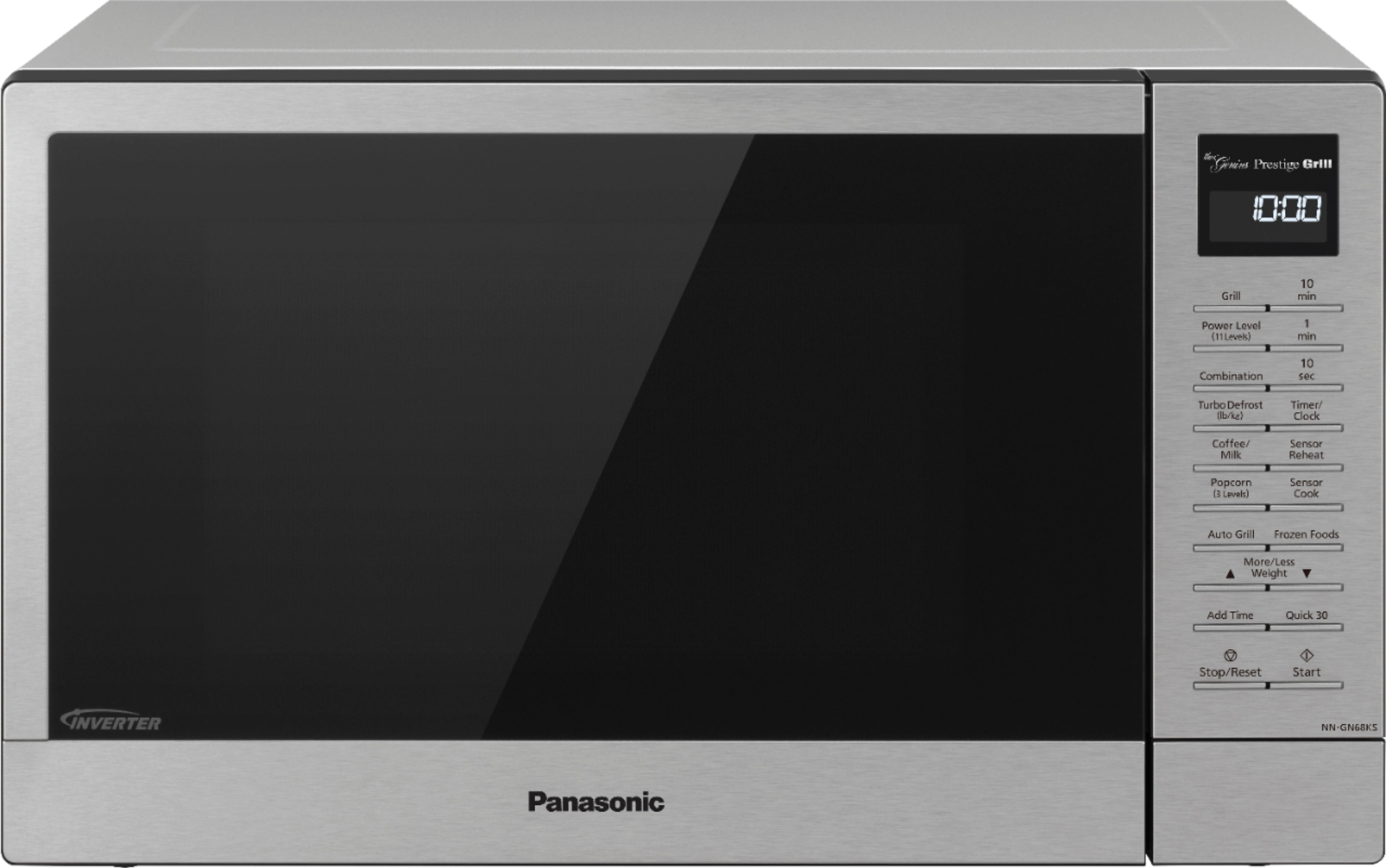 Panasonic 1.1 Watt GN68KS Inverter Microwave Oven with FlashXpress Broiler Stainless steel - Best Buy