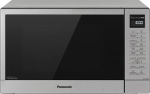 Panasonic - 1.1 Cu.Ft 1000 Watt GN68KS 2-in-1 Inverter Microwave Oven with FlashXpress Broiler - Stainless Steel - Front_Zoom