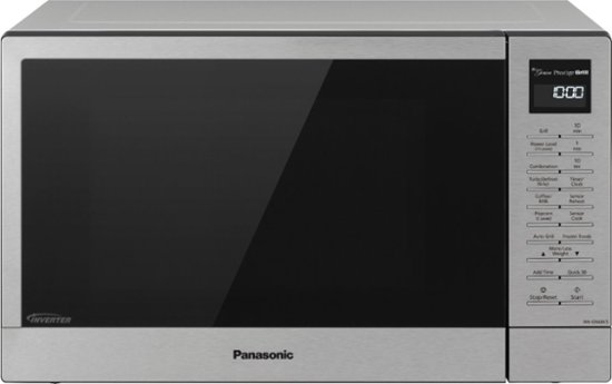 Panasonic Nn Gn68ks Countertop Microwave Oven With Flashxpress 2 In 1 Broiler Food Warmer 1 1 Cu Ft Silver Nn Gn68ks Best Buy
