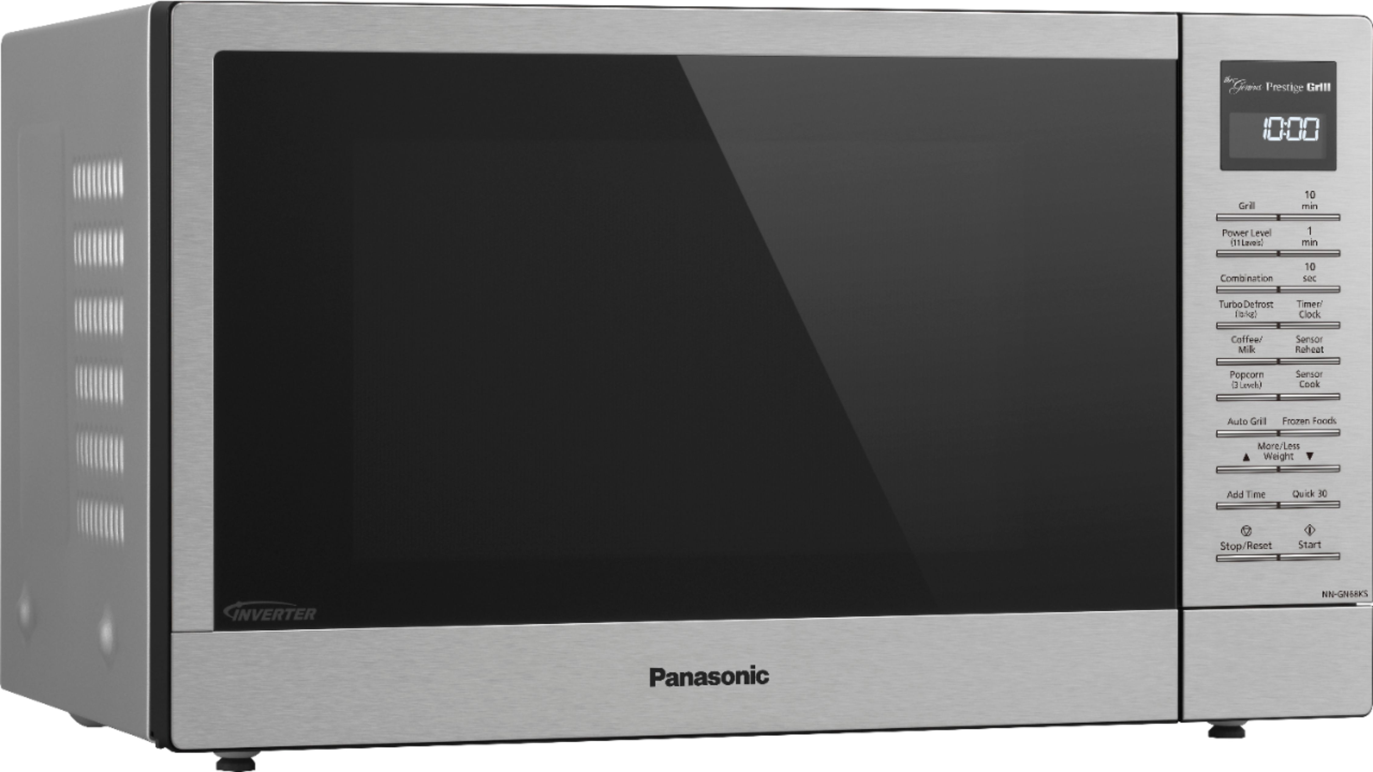 Left View: Farberware - Professional 1.1 Cu. Ft. Countertop Microwave with Defrost