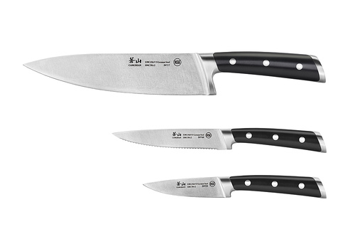 Cangshan - Cagnshan S Series 3pc Starter Knife Block Set - Silver