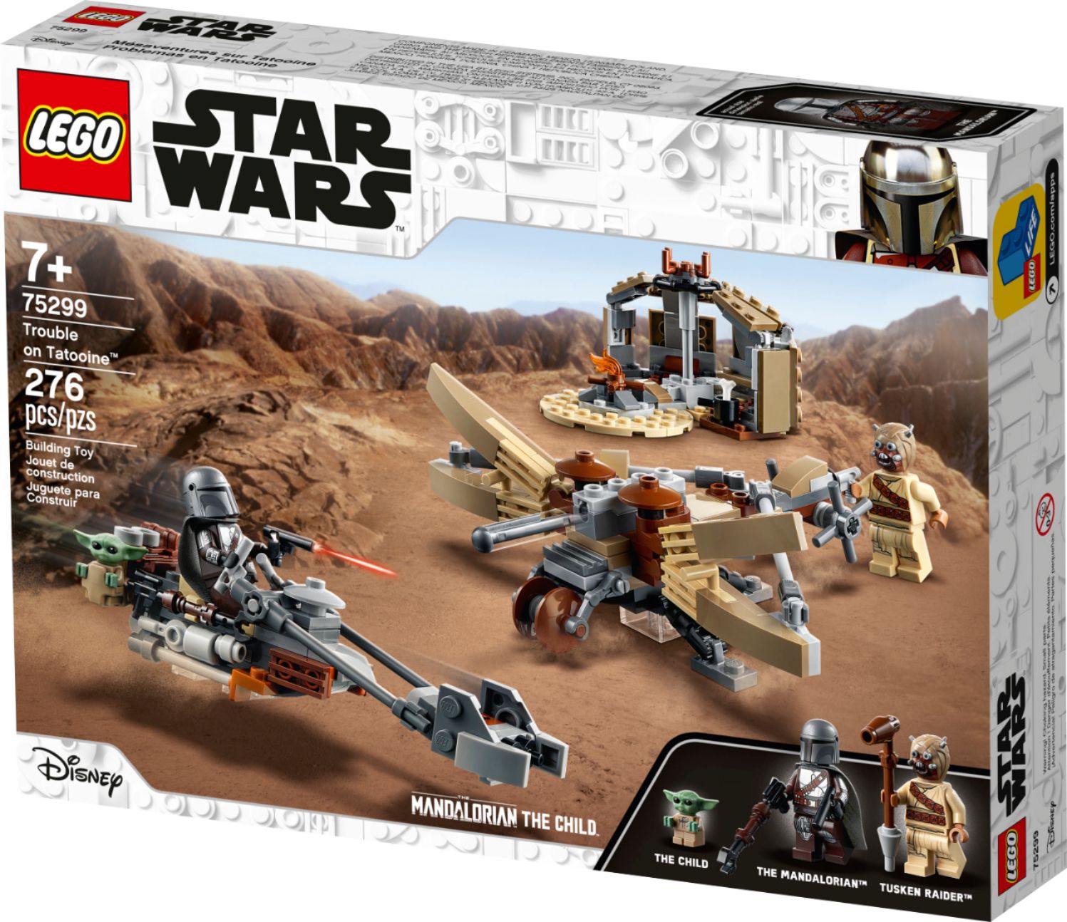 LEGO Star Wars 277Piece The Mandalorian Trouble on Tatooine 75299 Building Kit 