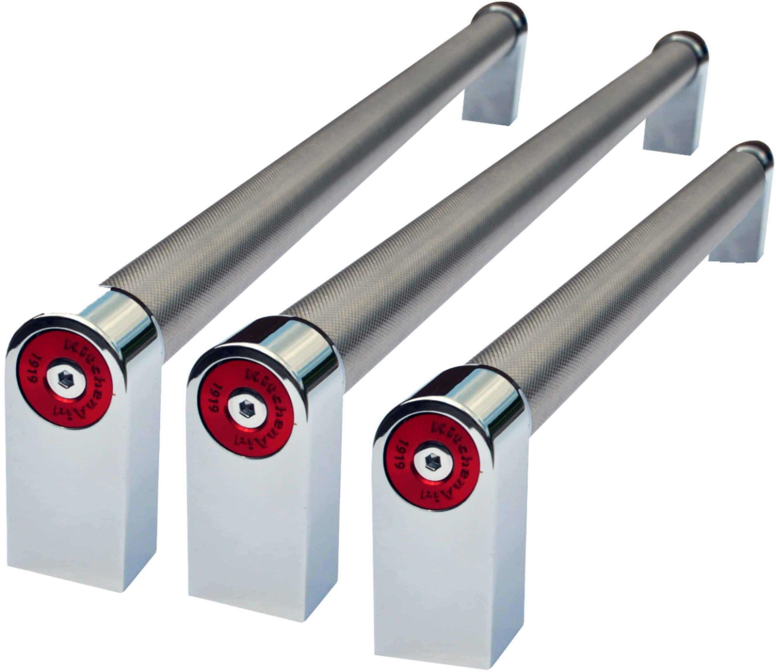 KitchenAid - Handle Kit for French Door Refrigerator - Silver - Front_Zoom