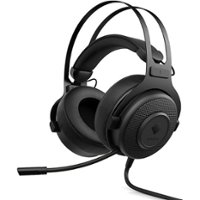HP OMEN - Blast Wired 7.1 Gaming Headset for PC, Mac, Xbox, PS4, Mobile and Switch - Black - Front_Zoom