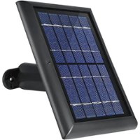 Wasserstein - Mountable Solar Panel for Arlo Essential and Essential XL Spotlight Security Cameras - Black - Front_Zoom