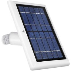 Wasserstein - Mountable Solar Panel for Arlo Essential and Essential XL Spotlight Security Cameras - White - Front_Zoom