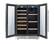 Alt View 12. Thor Kitchen - 21 Wine Bottle Capacity and 95 Can Dual Zone French Door Wine and Beverage Center - Stainless Steel.