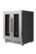 Left Zoom. Thor Kitchen - 42 Bottle Dual Zone Built-in Wine Cooler - Stainless steel.