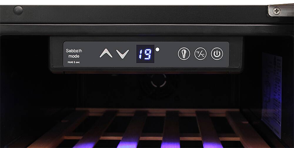 Alt View 12. Thor Kitchen - 33 Bottle Built-in Dual Zone Wine and Beverage Cooler - Stainless Steel.