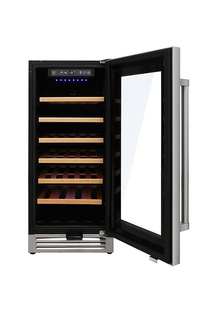 Alt View 13. Thor Kitchen - 33 Bottle Built-in Dual Zone Wine and Beverage Cooler - Stainless Steel.