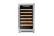 Front. Thor Kitchen - 40 Bottle Single Zone Wine Cooler - Stainless steel.