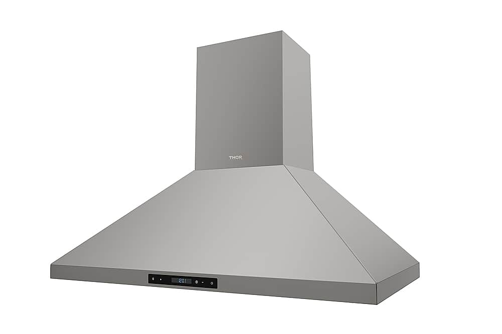 Angle. Thor Kitchen - 30” Convertible Range Hood - Stainless steel.