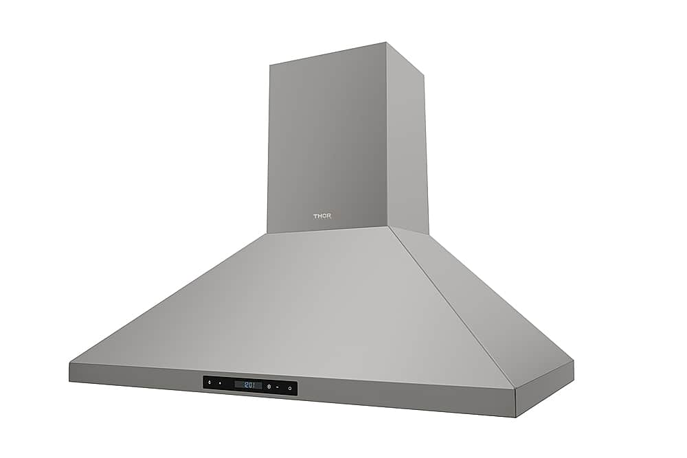 Angle View: Thor Kitchen - 30” Convertible  Range Hood - Stainless steel