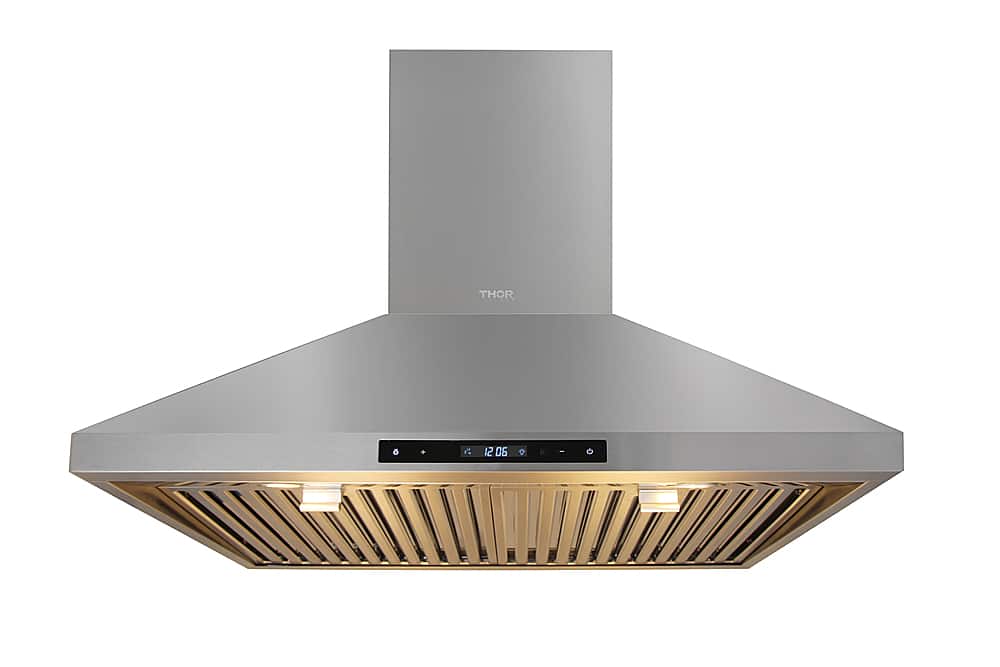 Front. Thor Kitchen - 30” Convertible Range Hood - Stainless steel.