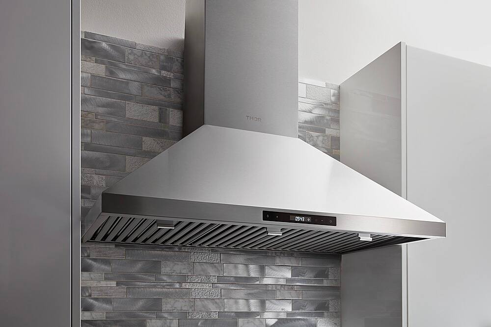 Alt View 11. Thor Kitchen - 30” Convertible  Range Hood - Stainless steel.