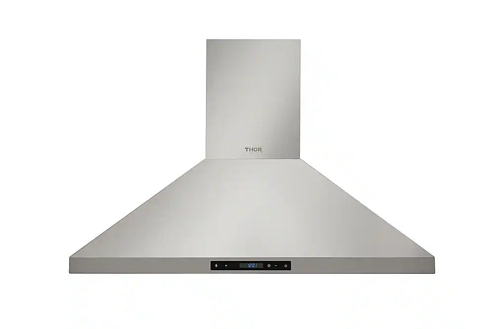 Front. Thor Kitchen - 36"Convertible Professional Wall Mounted Range Hood - Stainless Steel.