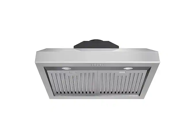Alt View 13. Thor Kitchen - 30” Convertible Range Hood - Stainless steel.