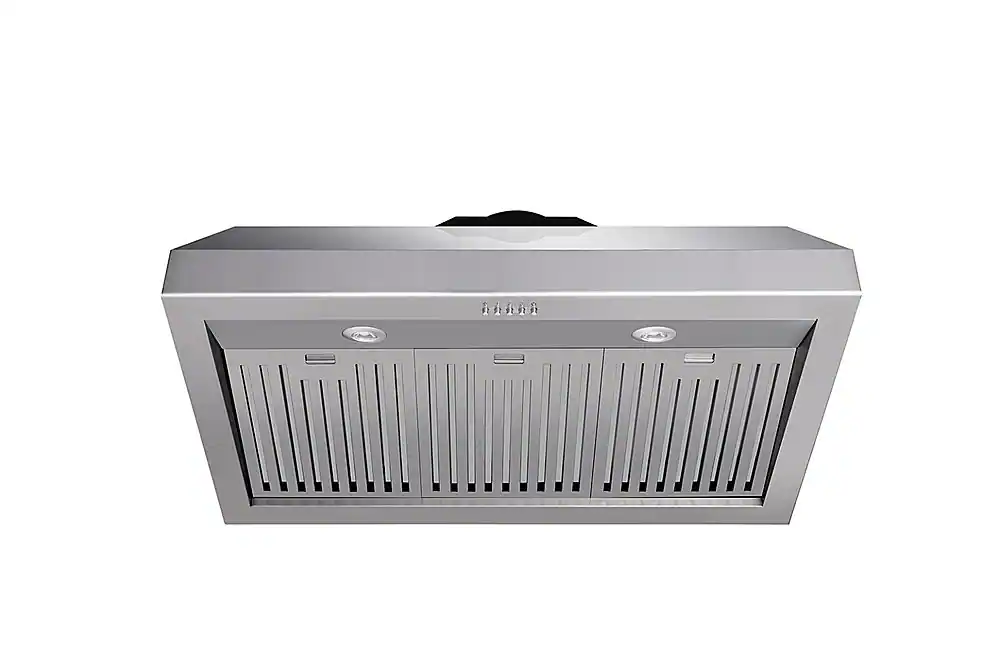 Alt View 11. Thor Kitchen - 36" Convertible Range Hood - Stainless steel.