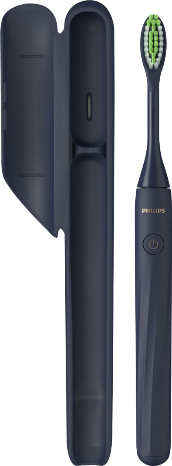 Angle View: Philips Sonicare - Philips One by Sonicare Battery Toothbrush - Midnight Navy Blue