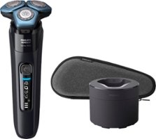 Philips Norelco Shaver 7500, Rechargeable Wet & Dry Electric Shaver with SenseIQ Technology - Ink Black - Angle_Zoom
