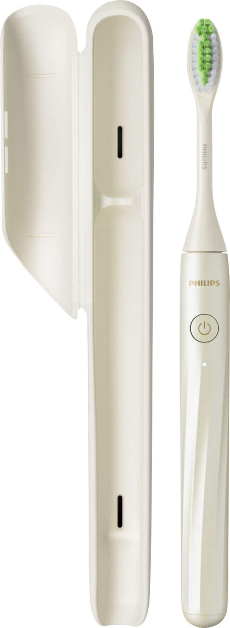Angle. Philips Sonicare - Philips One by Sonicare Rechargeable Toothbrush - Snow.