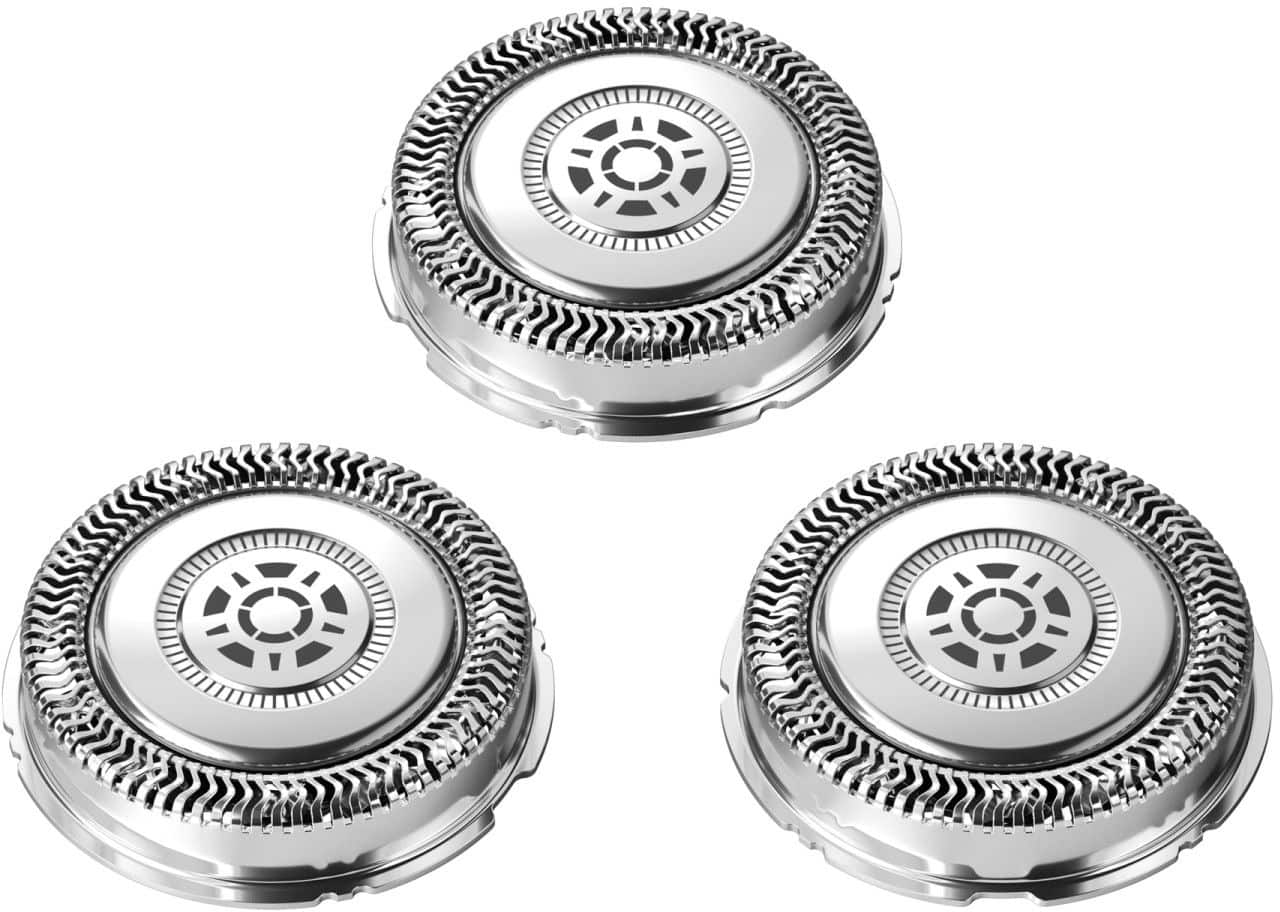 Philips Norelco - Shaving Heads for Shaver Series 7000 and Angular-shaped Series 5000, SH71/52 - Silver - Angle_Zoom