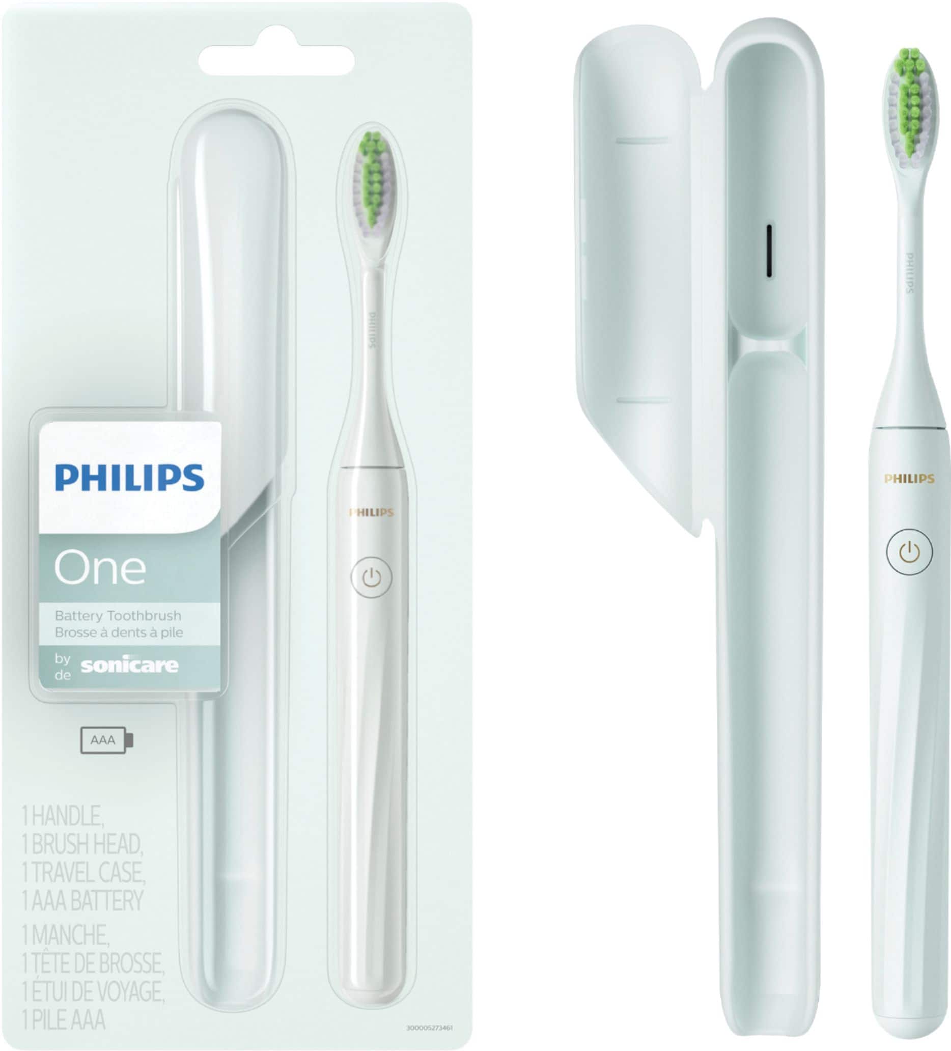 Alt View 11. Philips Sonicare - Philips One by Sonicare Battery Toothbrush - Mint.