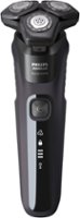 Philips Norelco Shaver 5300, Rechargeable Wet & Dry Shaver with Pop-Up Trimmer, S5588/81 - Deep Black - Angle_Zoom