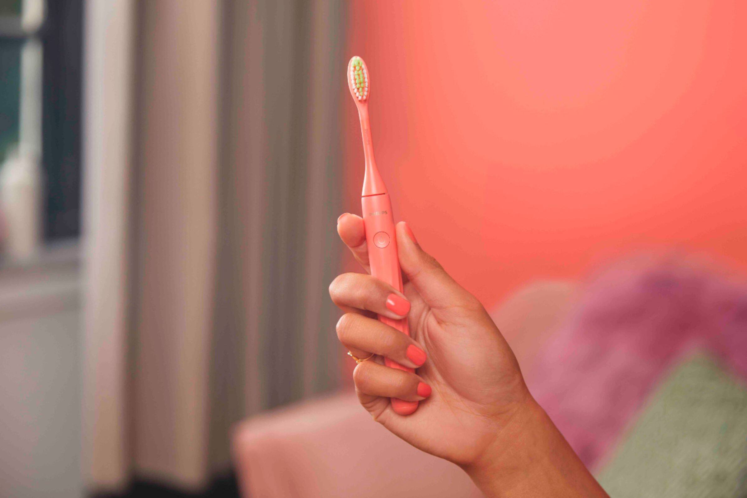Alt View 19. Philips Sonicare - Philips One by Sonicare Battery Toothbrush - Miami Coral.