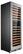 Angle. Thor Kitchen - 162 Bottles Dual Zone Wine Cooler - Stainless Steel.