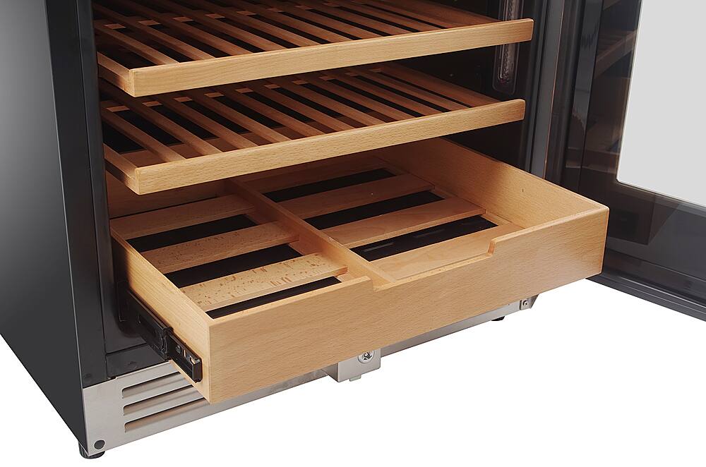 Alt View 15. Thor Kitchen - 162 Bottles Dual Zone Wine Cooler - Stainless Steel.