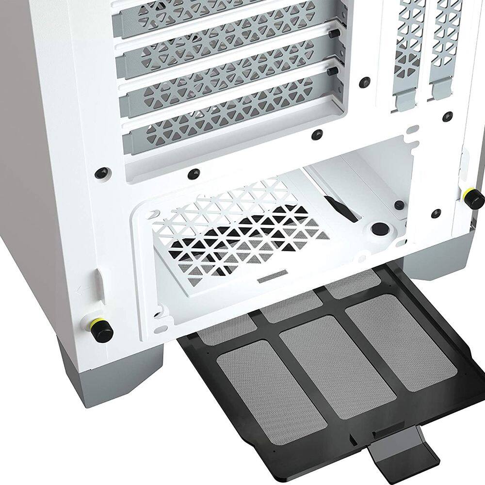 Alt View 15. CORSAIR - iCUE 4000X RGB Tempered Glass Mid-Tower ATX Case.