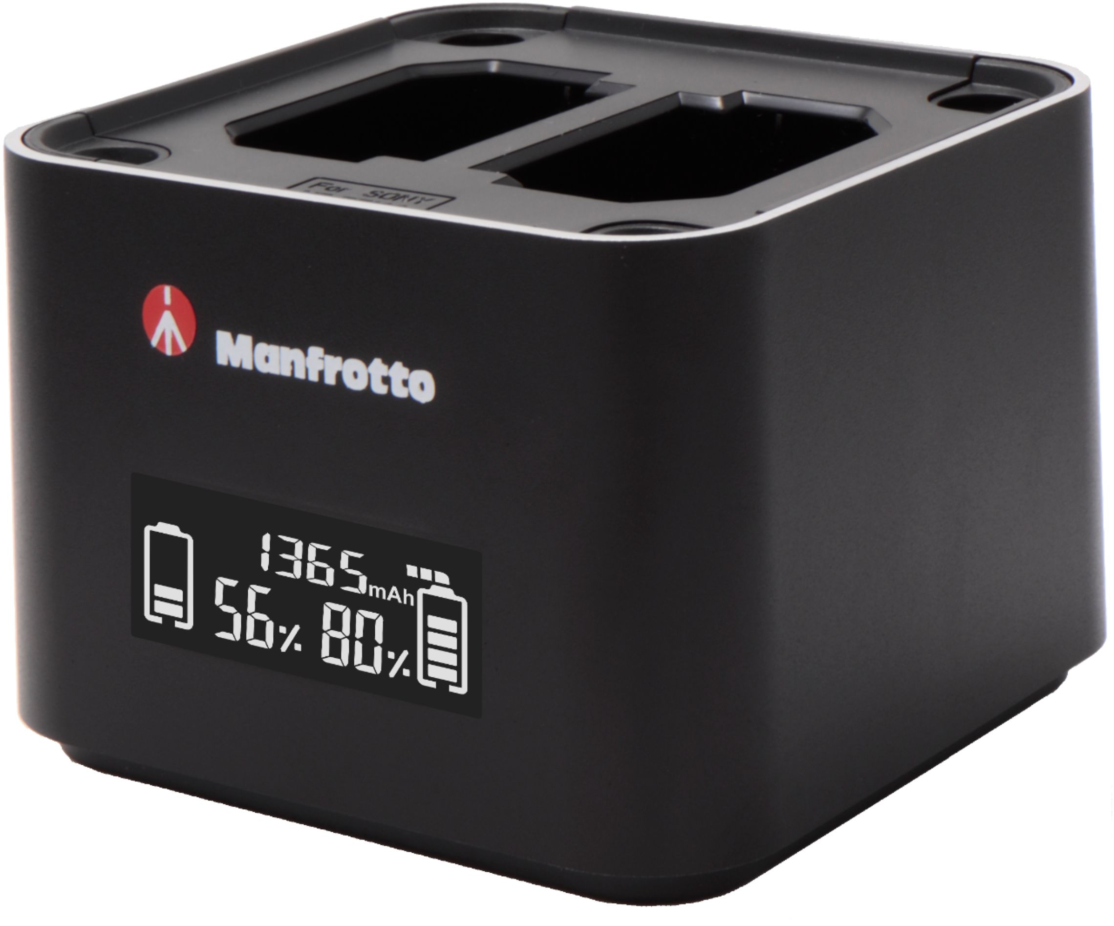 Manfrotto - ProCUBE Professional Twin Charger for Nikon - Black