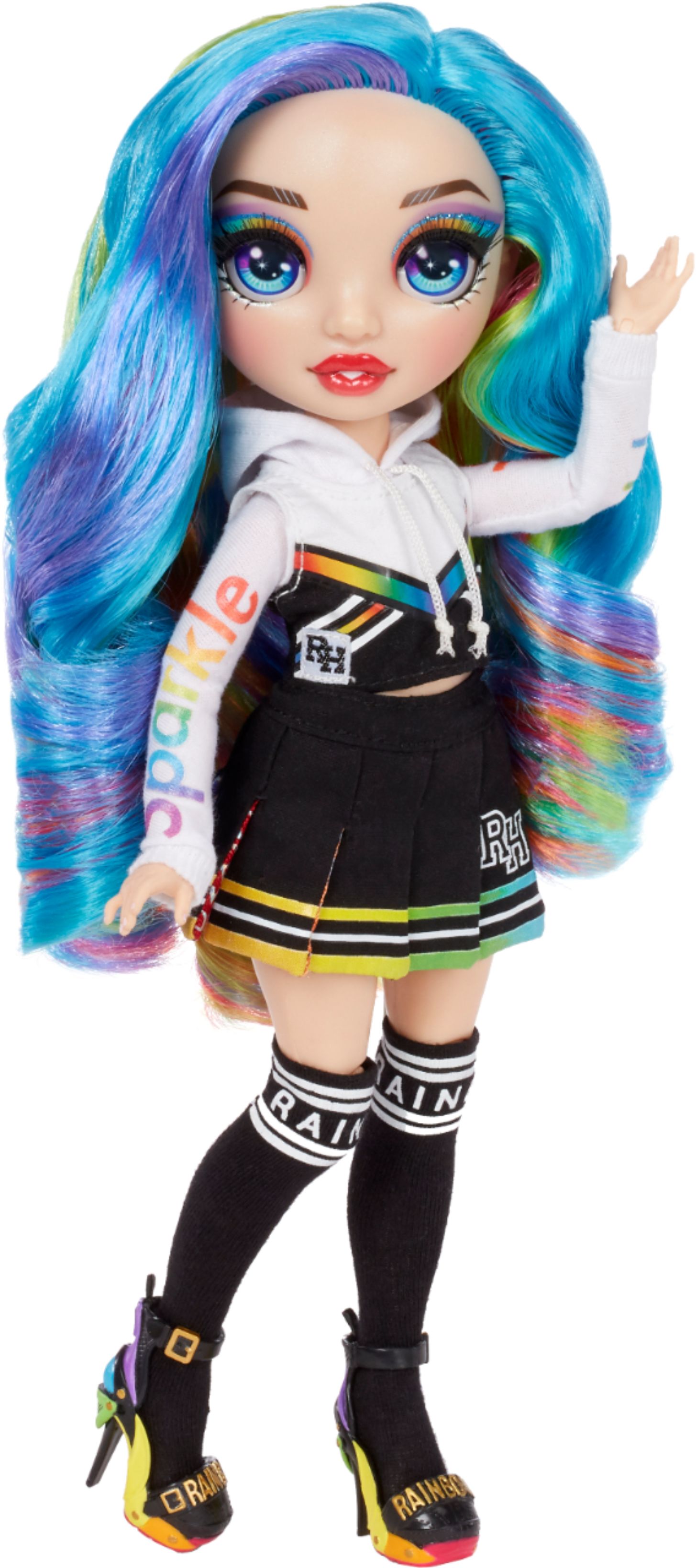 Rainbow High 582953PEUC Junior High, Amaya Raine, Fashion Doll with Outfit  and Accessories, Pink, 9/23 cm,Ages 6+ & LOL Surprise OMG Sunshine