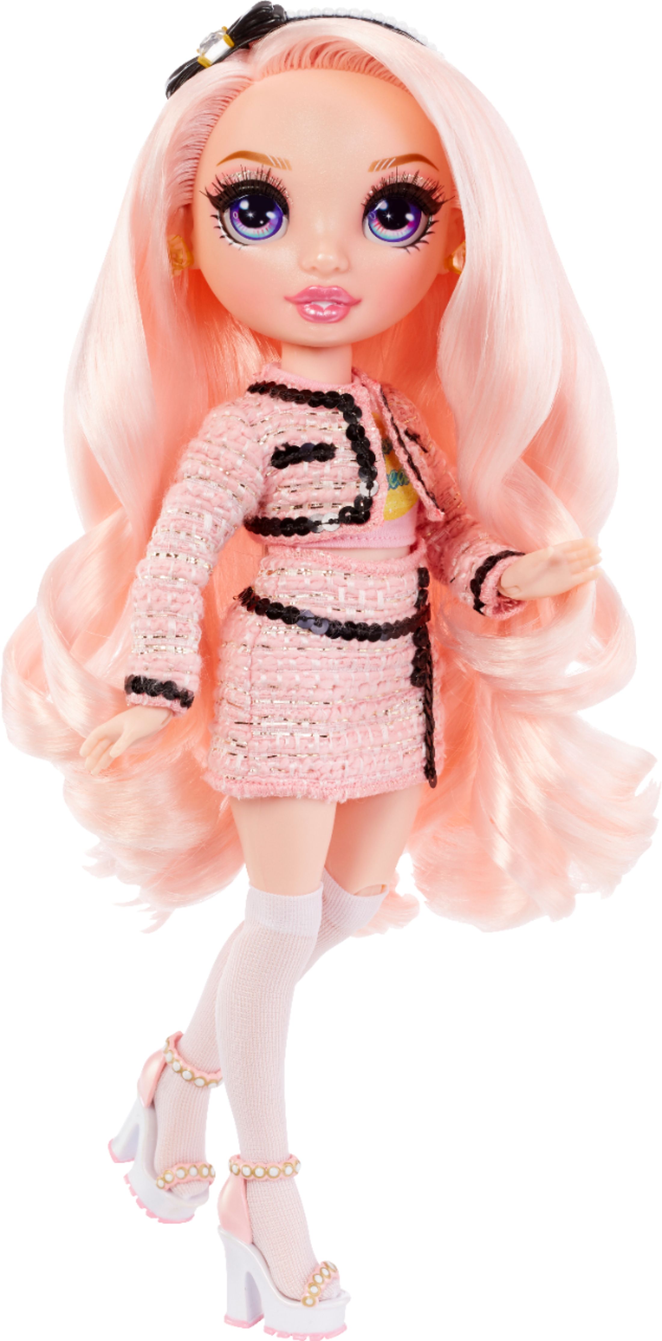 Left View: Barbie Color Reveal Shimmer Pet Assortment - Multi