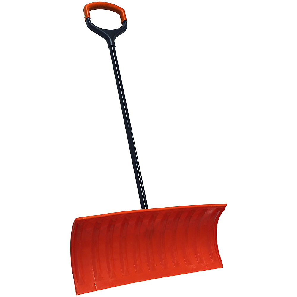 Bigfoot 19" Mega Dozer Combination Snow Shovel with Two-Fisted Shock Shield D-Grip - Orange