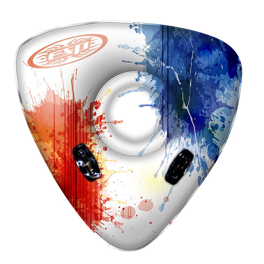 Front. ESP - ESP 48" Triangle Inflatable Snow Tube - Pool Tube - One Rider - Grab Bars - Graphic.