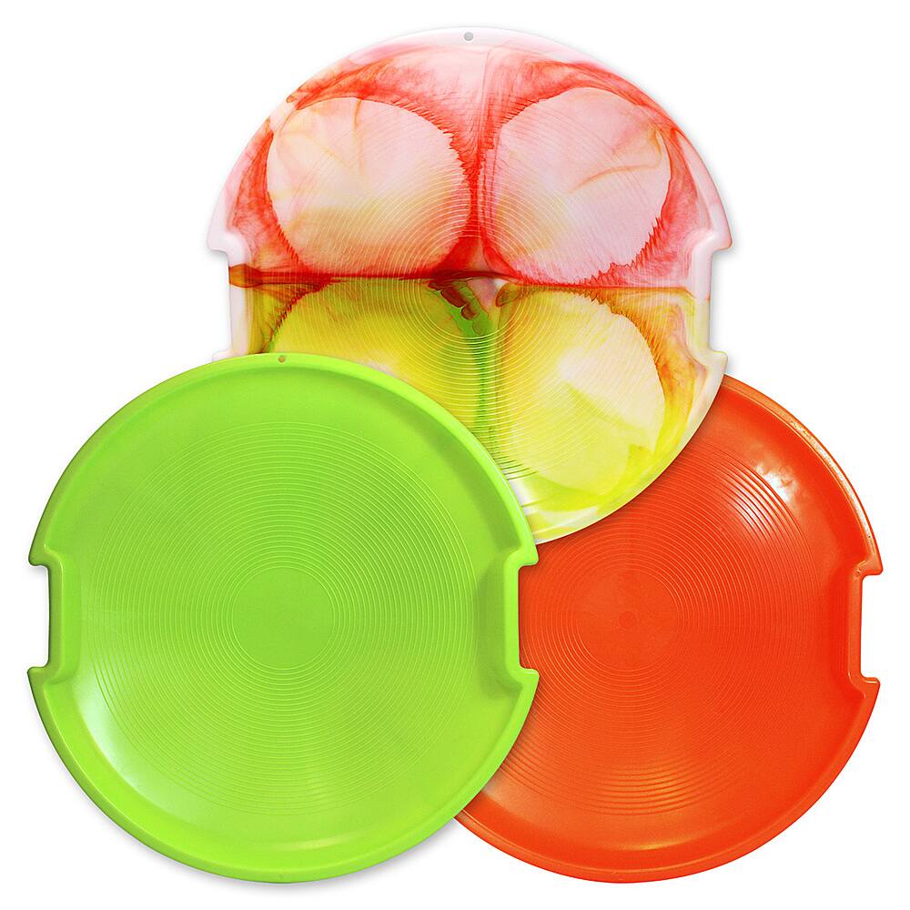 Front. ESP - ESP 26" Sno Racer Disc - Snow Sled Disc - 3 Pack - Assorted.