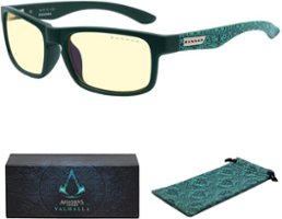 GUNNAR - Assassin’s Creed VALHALLA Edition Gaming Glasses - Teal Frames with Amber Lenses - Front_Zoom